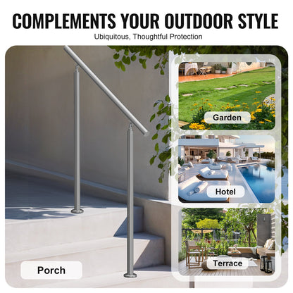 39.4 inch / 100 cm handrails for outdoor stairs Stairs porch deck Senior