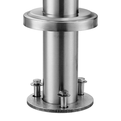 47.2in Handrails for Outdoor Stairs 3 Crossbars Stairs for Porch Deck