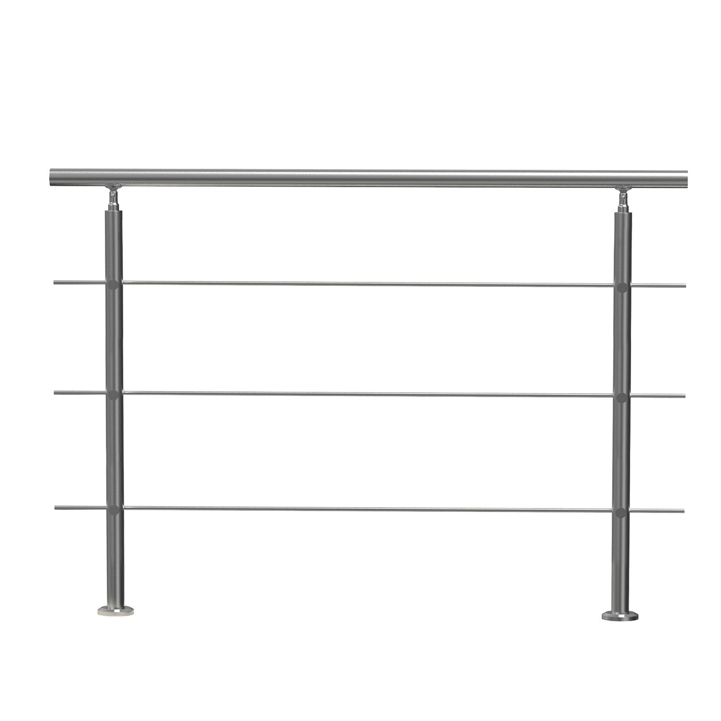 59in Handrails for Outdoor Stairs 3 Crossbars Stairs for Porch Deck