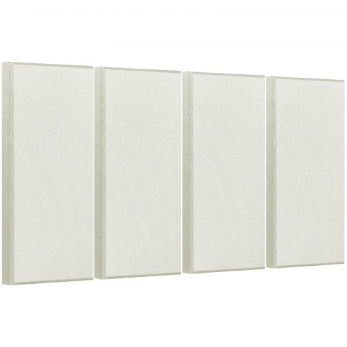 4 st akustiska väggpaneler 5 cm tjocka 63 x 28 cm självhäftande beige |  EU
