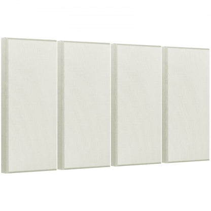 4 st akustiska väggpaneler 5 cm tjocka 63 x 28 cm självhäftande beige |  EU