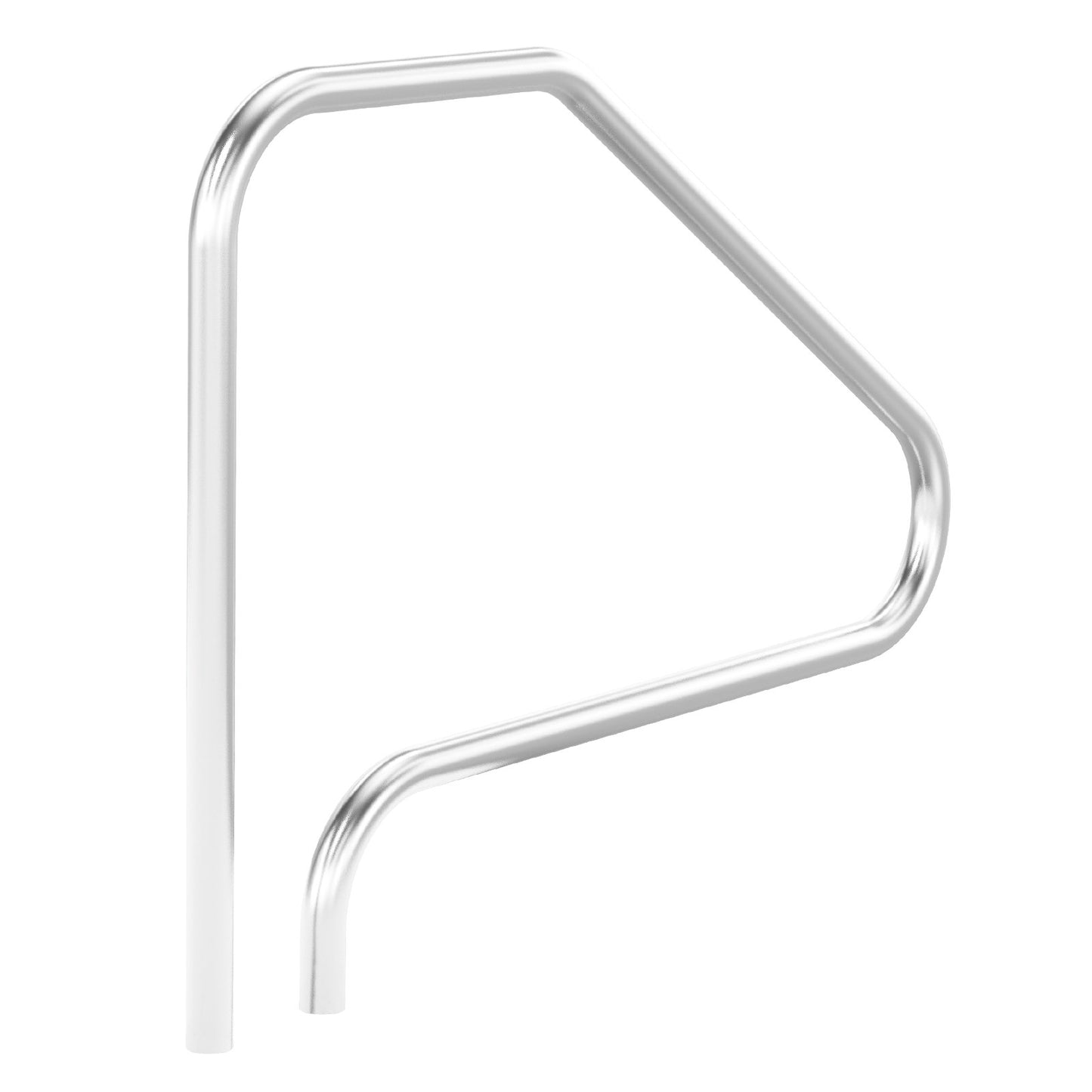 Pool Handrail 46 x 37 inch Stainless Steel (Pre-Built) for Indoor/Outdoor