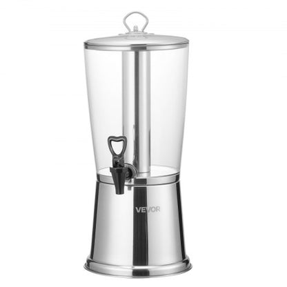 Dryckesdispenser 8L Dryckesdispenser för Fester med Iskammare med Tapp