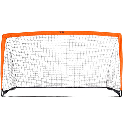 Portable Soccer Goal, 6.5x3.25 ft Kids Backyard Soccer Net, Foldable Pop-up Training Soccer Net, Mini Youth Training Soccer Goal Set, All-Weather Indoor Outdoor Soccer Goal with Carrying Bag