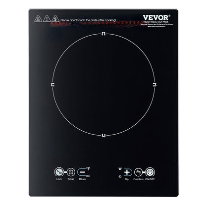 Portable Induction Cooktop 2200W Countertop Burner 11 Temp Levels Hot Plate