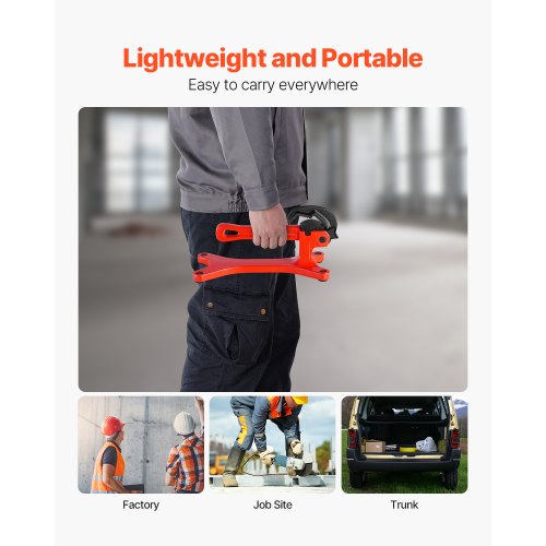 Pipe Vise Portable Lightweight Aluminum Pipe Vise 1/8" to 1-1/2" Capacity | EU