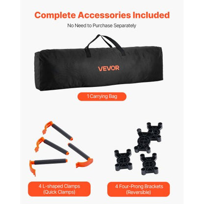 Bärbart hopfällbart arbetsställ 1865 x 1261 mm Hopfällbart arbetsställ 2041 kg