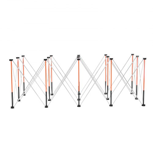 Bärbart hopfällbart arbetsställ 2455 x 1260 mm Hopfällbart arbetsställ 2724 kg