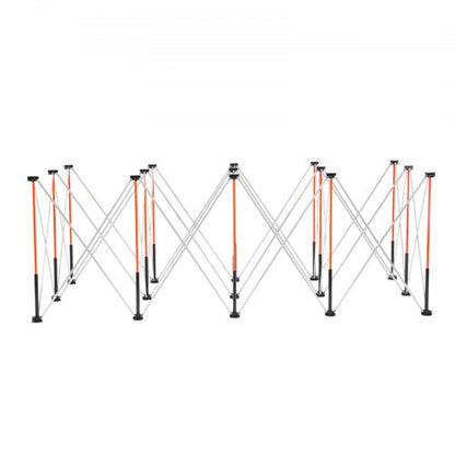 Bärbart hopfällbart arbetsställ 2455 x 1260 mm Hopfällbart arbetsställ 2724 kg
