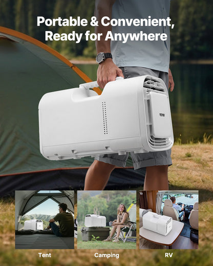 Portable Air Conditioner 4250 BTU Camping Luftkonditionering för tält husbilar