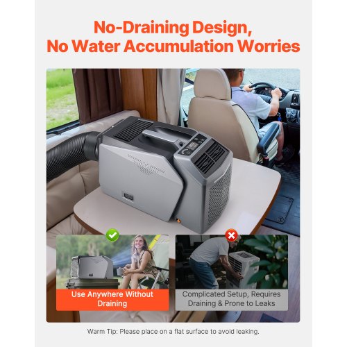 Portable Air Conditioner 5000BTU Tält Luftkonditionering AC/DC för camping |  EU