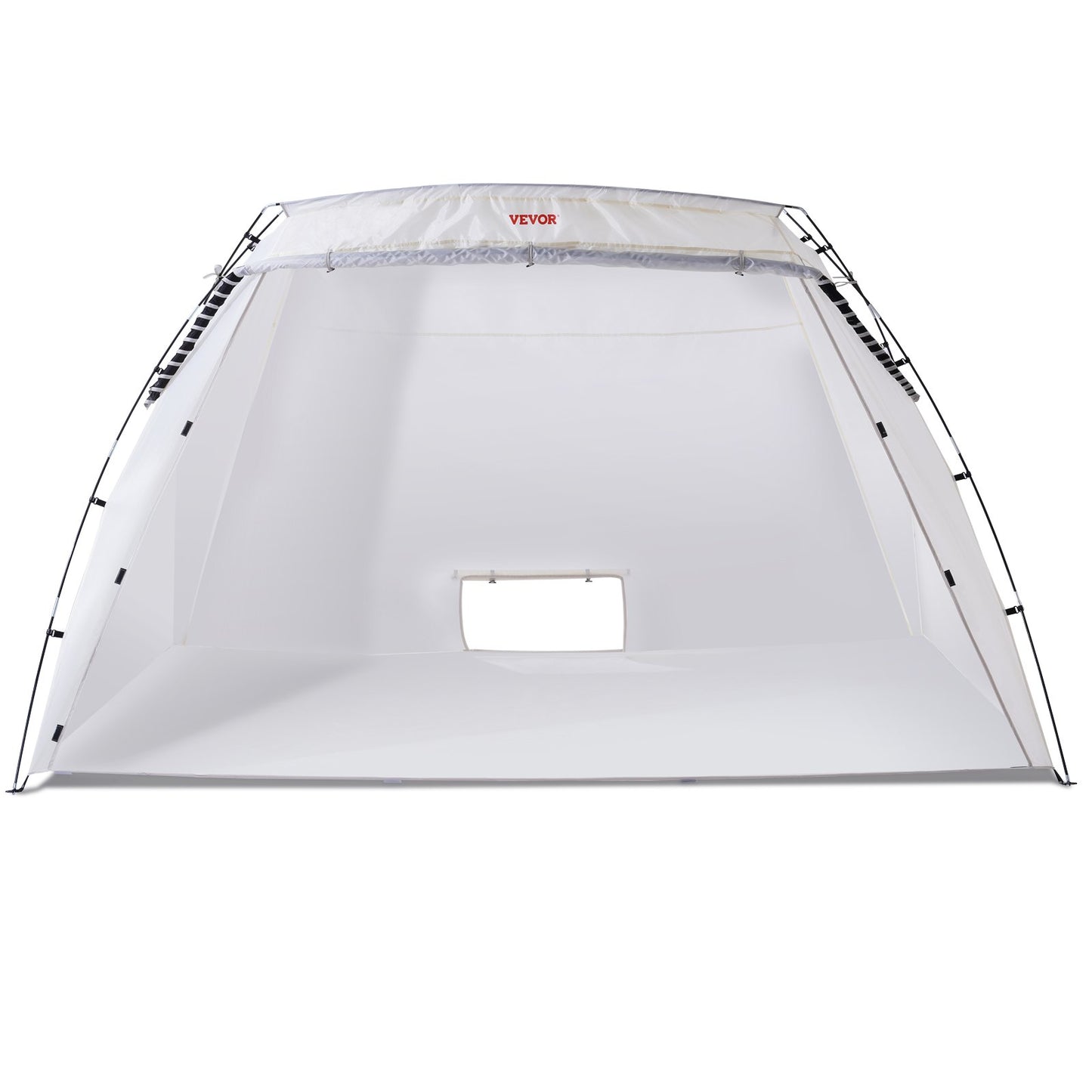 Spray Paint Shelter, 10x7x6ft Portable Spray Paint-tält med inbyggt golv och nätskärm, hopfällbar Pop Up Paint Booth för möbler Stor DIY Hobby Tool Painting Station