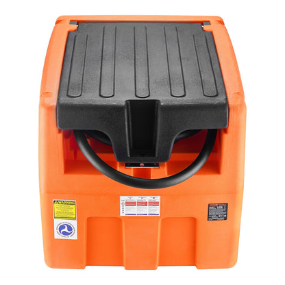 Tragbarer Dieseltank, 48 Gal Kraftstofftank mit 12 V elektrischer Transferpumpe