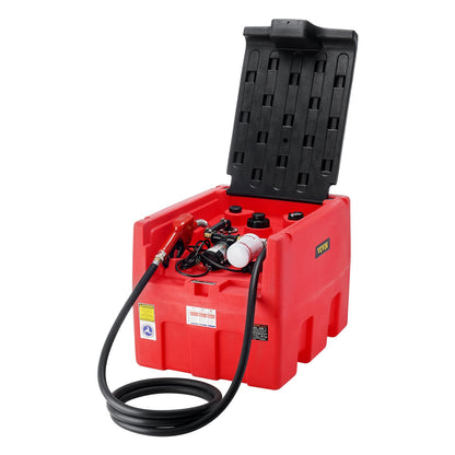 Bärbar diesel- och bensintank 48 Gal bränsletank med 12V överföringspump