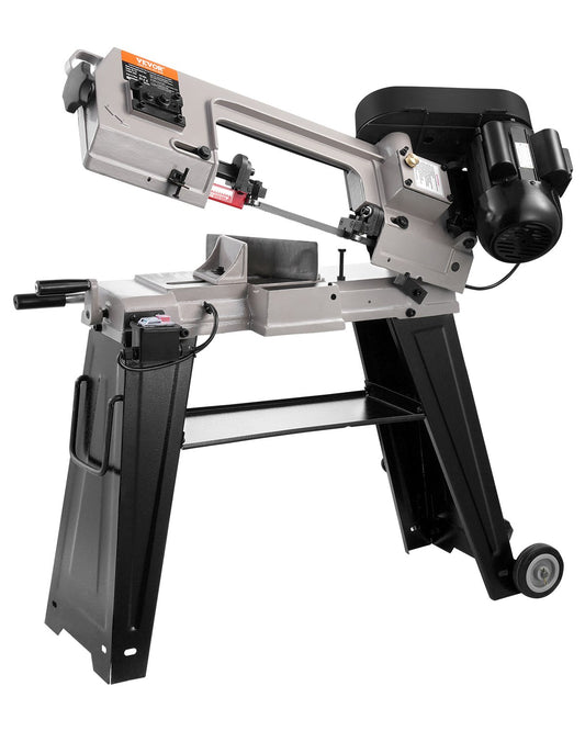 Metal Horizontal Band Saw 4 Inch x 6 Inch 550W Variable Speed Band Saw 220V