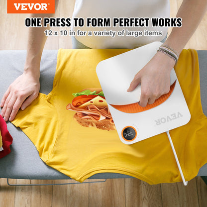 Wärmepresse 12 x 10 Zoll Tragbare Easy Press Sublimationstransfer DIY T-Shirt