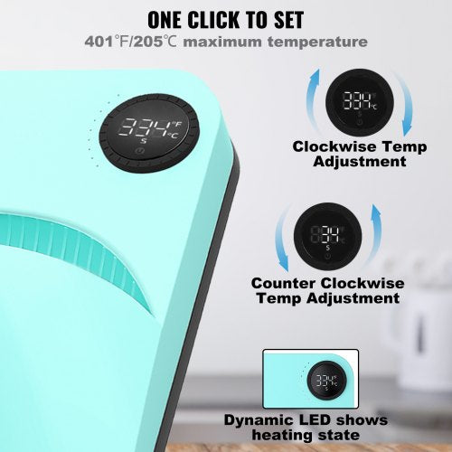 Heat Press 12 x 10 i Portable Easy Press Sublimation Transfer DIY T-shirt |  EU