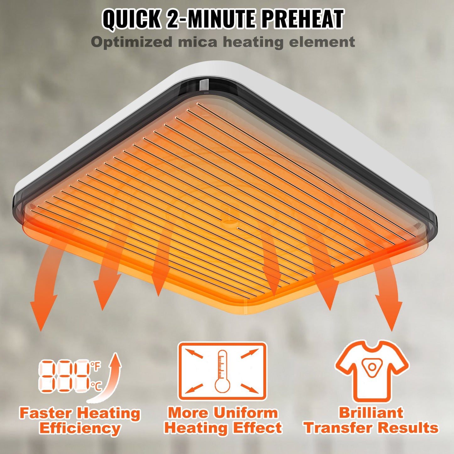 Heat Press 9 x 9 i Portable Easy Press Sublimation Transfer DIY T-shirt