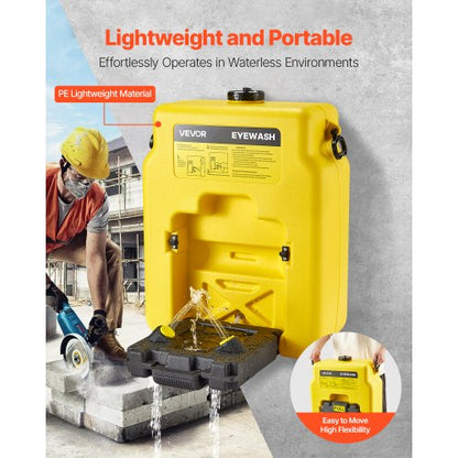 Portable Eye Wash Station 14-Gallon OSHA Approved Emergency Eye Wash Station | EU