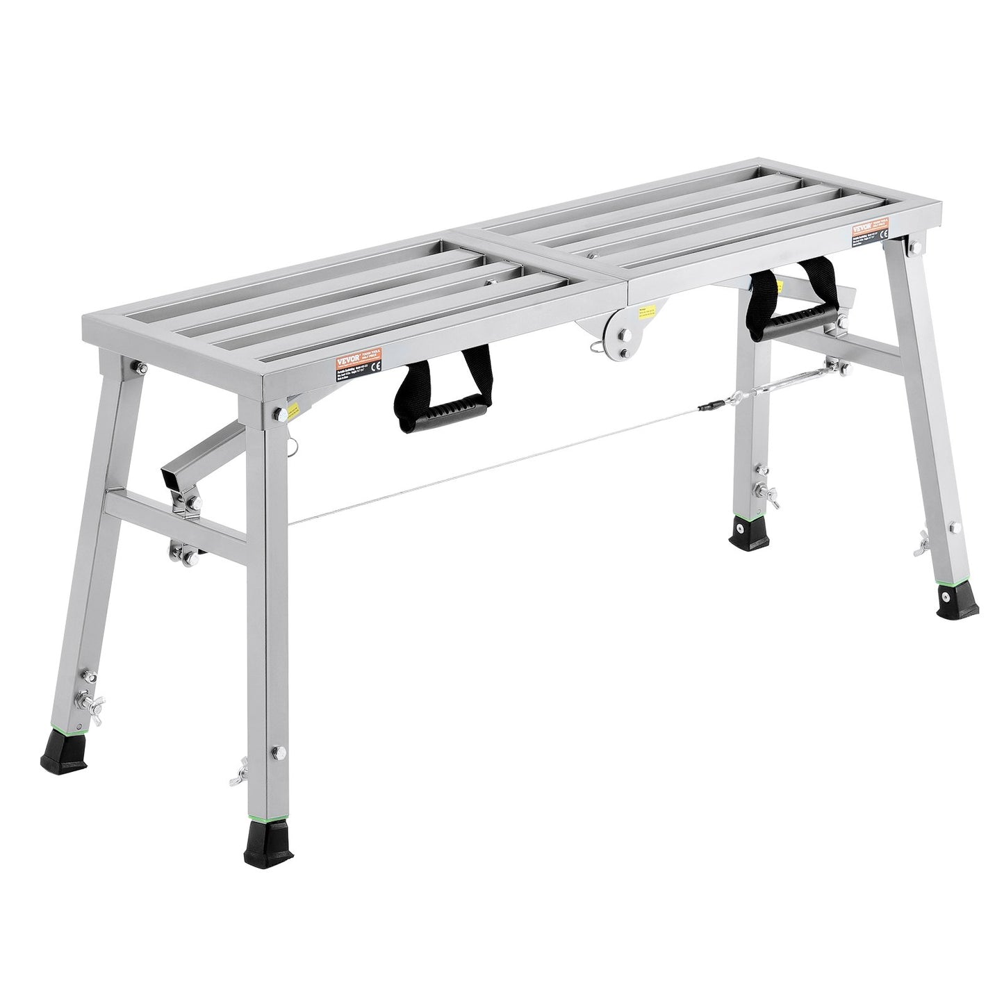 Arbetsplattform Justerbar höjd Bärbar ställningsplattform 400 lb Last