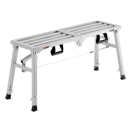 Arbetsplattform Justerbar höjd Bärbar ställningsplattform 400 lb Last