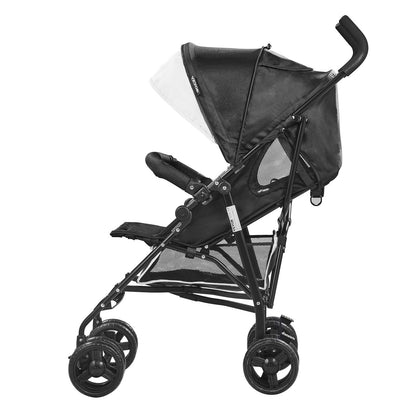 Leichter Kinderwagen Kompakt Faltbar Verstellbare Rückenlehne Schwarz/Weiß