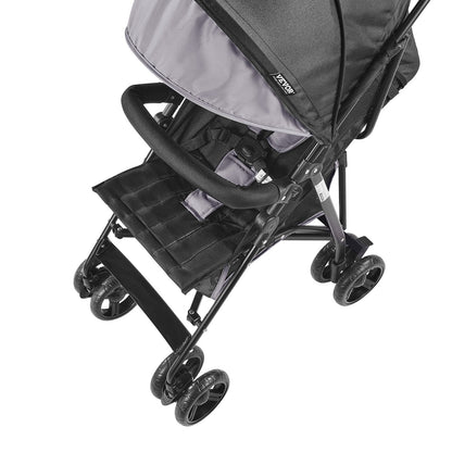 Leichter Kinderwagen Kompakt Faltbar Verstellbare Rückenlehne Hellgrau/Schwarz