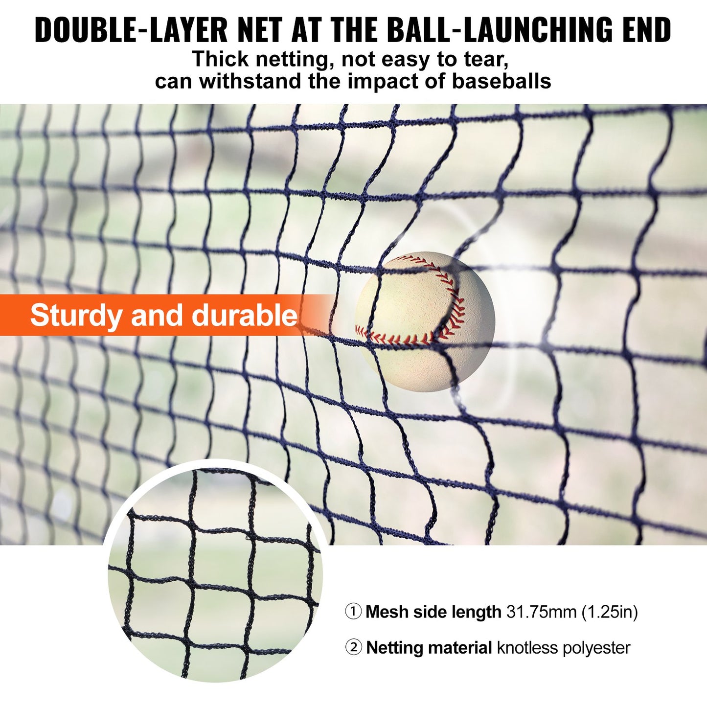 Baseball Batting Cage, Softball och Baseball Batting Cage Nät och ram, övningsbärbart burnät med bärväska, Heavy Duty Insluten Pitching Cage, för backyard slagträning, 40FT