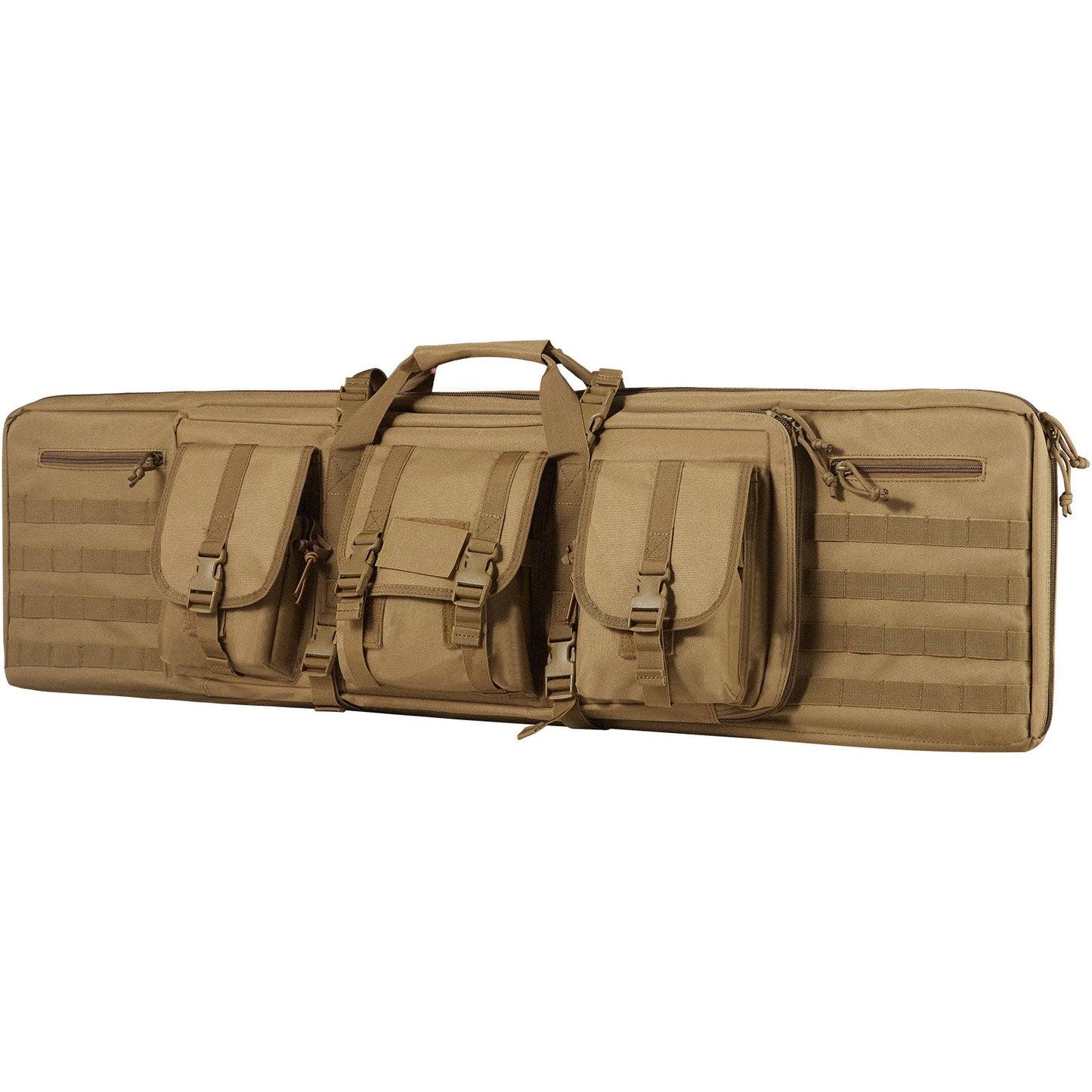 Rifle Bag 36 tum Tactical Double Long Gun Bag för 2 gevär och 2 pistoler