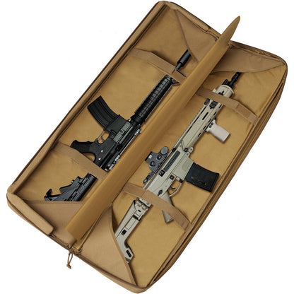Rifle Bag 36 tum Tactical Double Long Gun Bag för 2 gevär och 2 pistoler