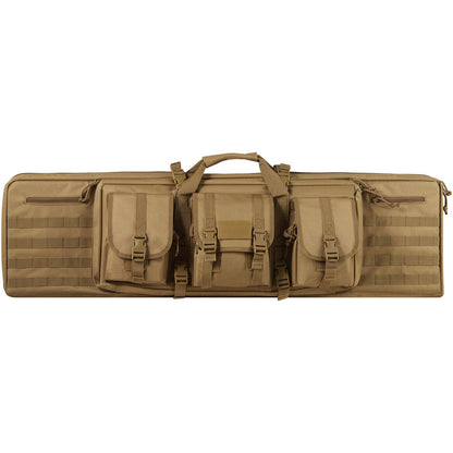 Rifle Bag 36 tum Tactical Double Long Gun Bag för 2 gevär och 2 pistoler