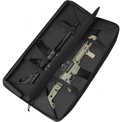 Rifle Bag 42 tum Tactical Double Long Gun Bag för 2 gevär och 2 pistoler