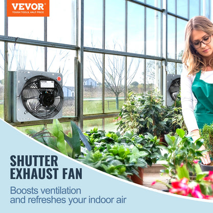 Shutter Exhaust Fan Shop Exhaust Fan 356 mm Wall Mounted 994 CFM AC Motor
