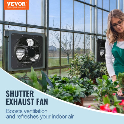 Shutter Exhaust Fan Shop Exhaust Fan 356 mm Remote Control Wall Bracket EC