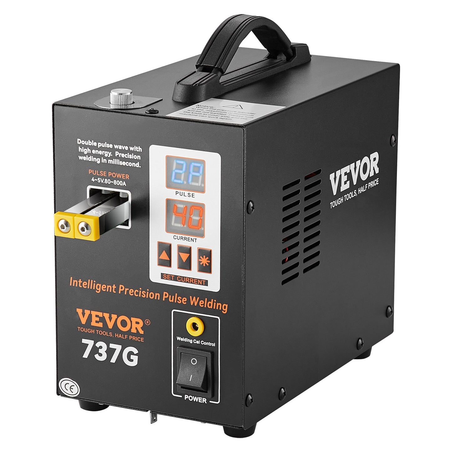 Batteripunktsvets 737G Portabel Pulspunktsvets med 2 svetslägen