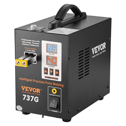 Batteripunktsvets 737G Portabel Pulspunktsvets med 2 svetslägen