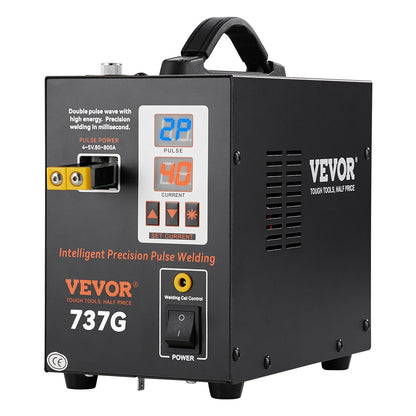 Batteripunktsvets 737G Portabel Pulspunktsvets med 2 svetslägen