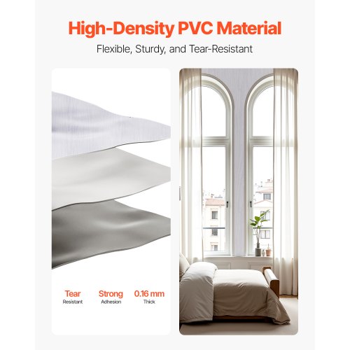 Self-adhesive wallpaper 45 cm x 10 m White wood grain Waterproof for desk | EU