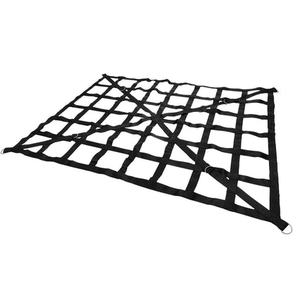 Truck Bed Cargo Net - Cross Strap Förstärkt Truck Cargo Net med D-Rings krok