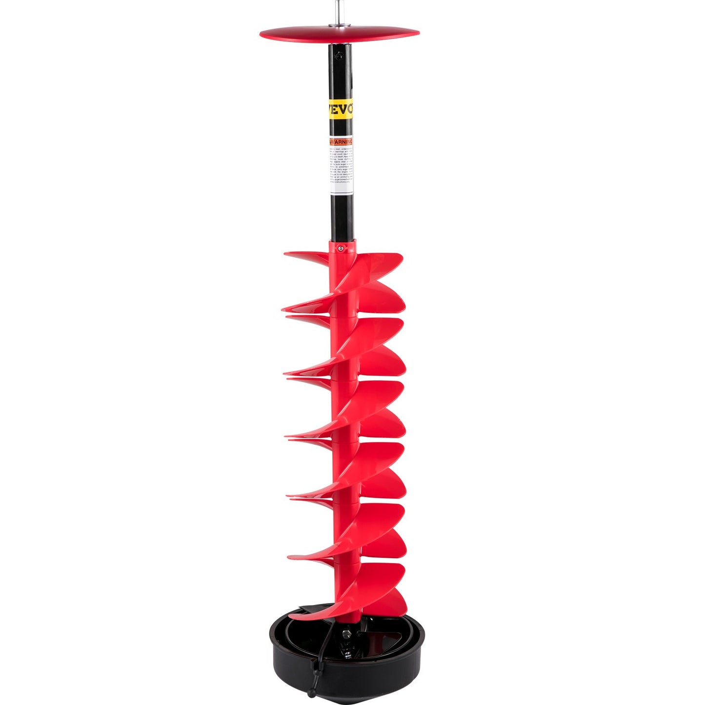 Isborrborr, 6\" diameter nylonisborr, 39\" längd isborrborr, skruvborr med 11,8\" förlängningsstång, skruvborr med borradapter, toppplatta & bladskydd för isfiske isgrävning