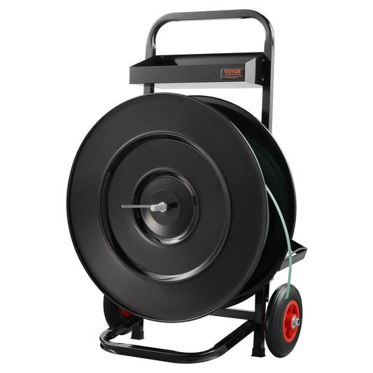 Bandningsdispenser bandvagn för PET/PP bandrulle 16"/8" kärna