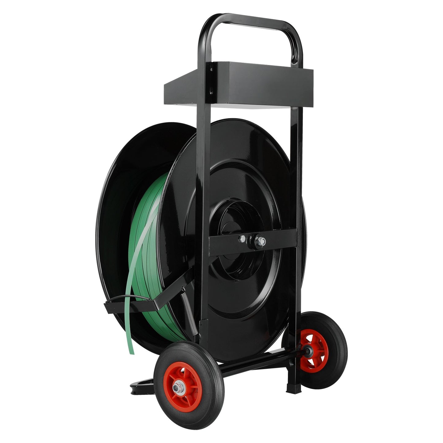 Bandningsdispenser bandvagn för PET/PP bandrulle 16"/8" kärna