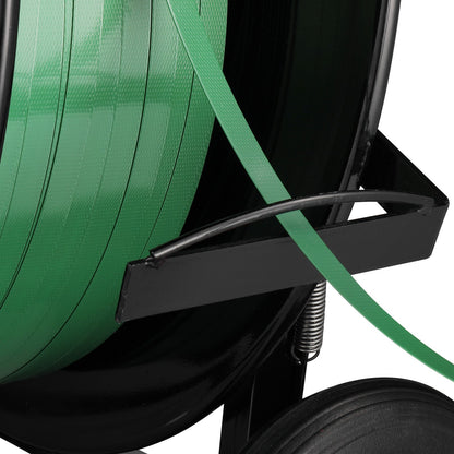 Bandningsdispenser bandvagn för PET/PP bandrulle 16"/8" kärna