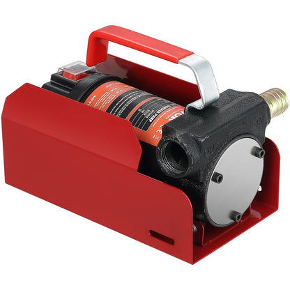 Kraftstoff-Transferpumpe, 12 V DC, 10 GPM, 26,2 ft Hub, tragbares elektrisches Diesel-Transferpumpen-Kit mit automatischer Abschaltdüse, Förder- und Saugschlauch für Diesel, Kerosin, Transformatoröl