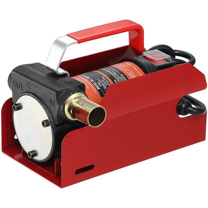 Kraftstoff-Transferpumpe, 12 V DC, 10 GPM, 26,2 ft Hub, tragbares elektrisches Diesel-Transferpumpen-Kit mit automatischer Abschaltdüse, Förder- und Saugschlauch für Diesel, Kerosin, Transformatoröl
