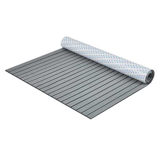 Boat Flooring, EVA Foam Boat Decking 94,5" x 45,7", halkfritt självhäftande golv, 29,9 kvm marinmatta för båtar, yacht, ponton, kajaktäck