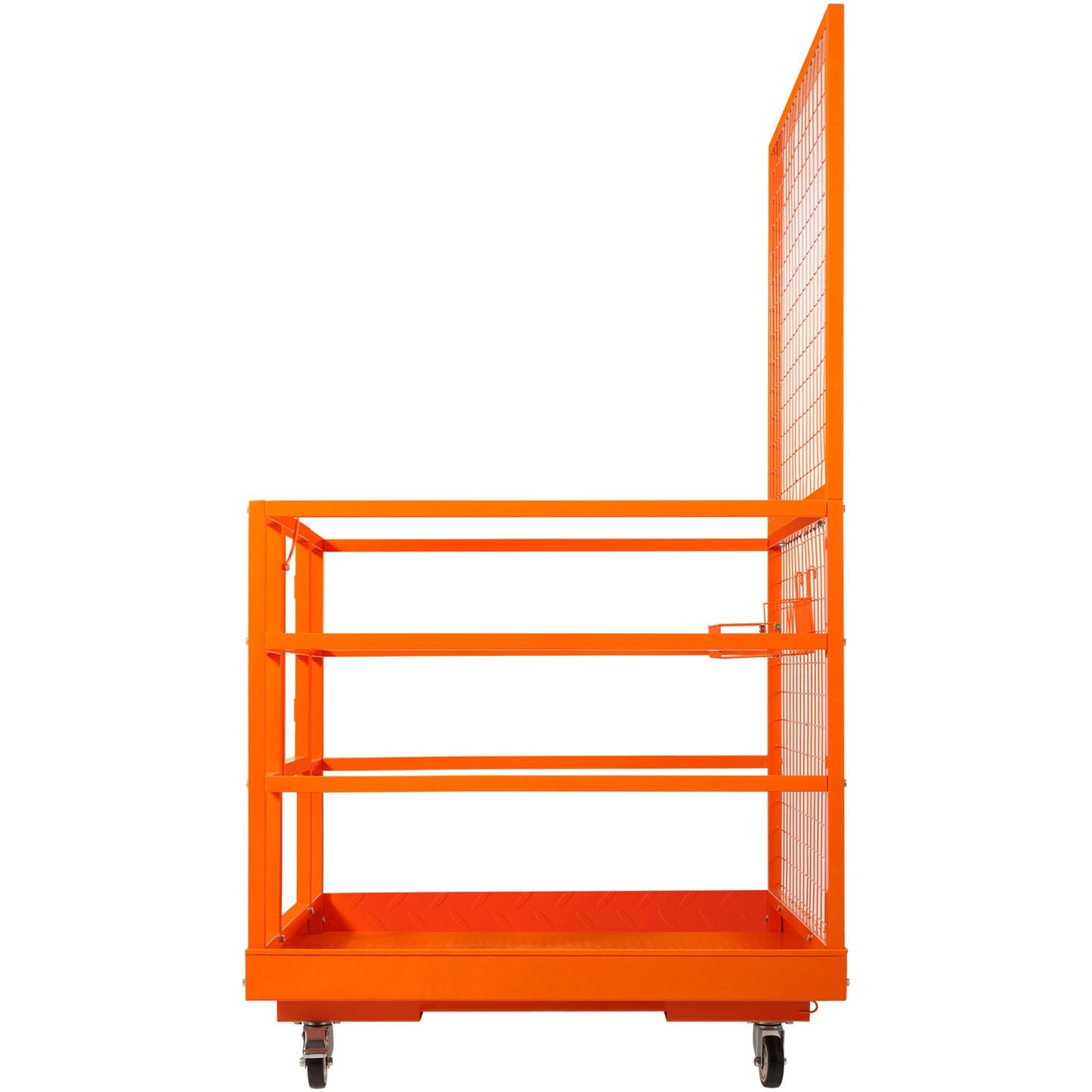 Sicherheitskäfig für Gabelstapler, Arbeitsplattform, 109,2 x 114,3 cm, 636,5 kg, mit Rädern für Luftfracht