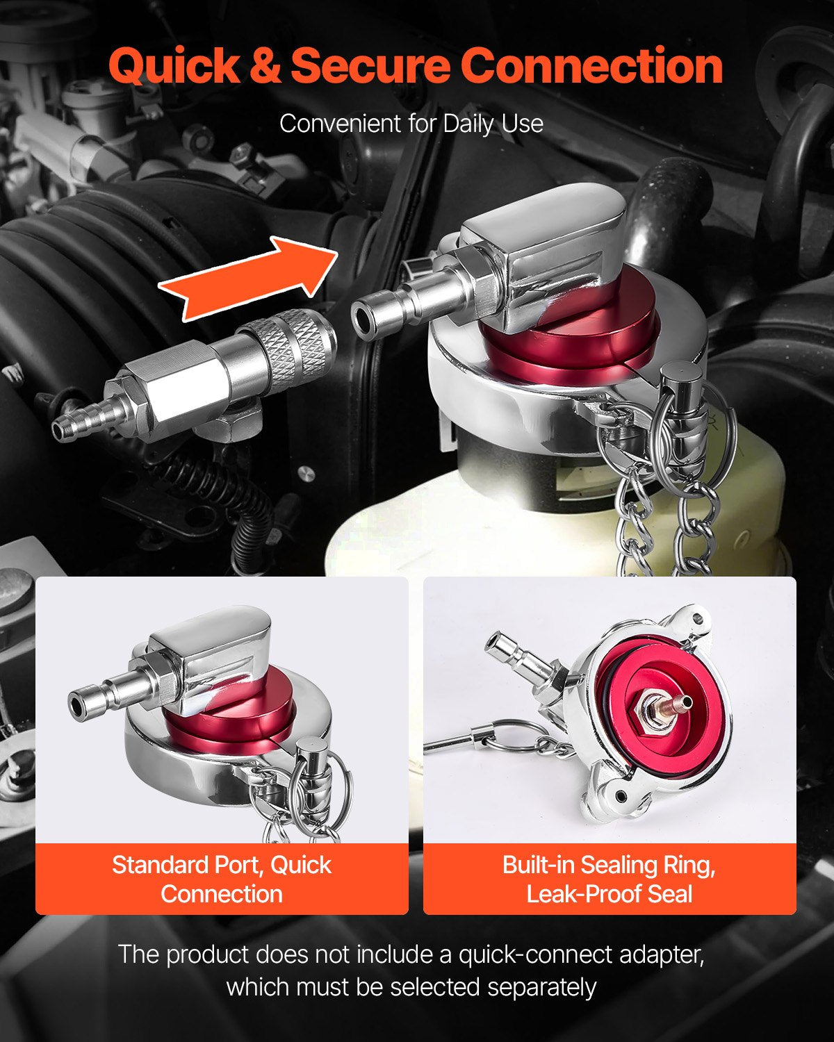 12pcs Brake Master Bleeder Kit Brake Bleeder Adapter Set for Most Vehicles