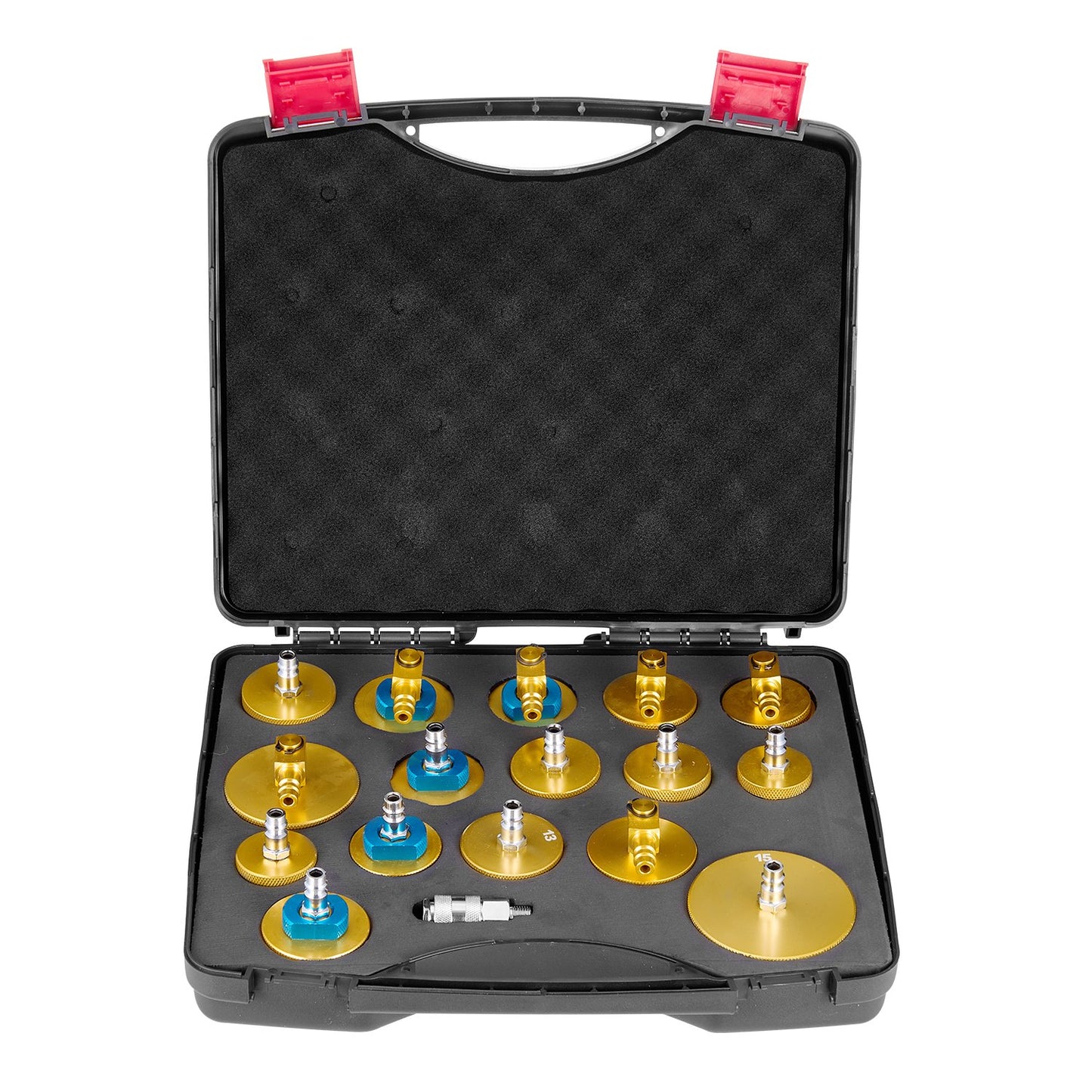17 st Brake Master Bleeder Kit Brake Bleeder Adapter Set för de flesta fordon