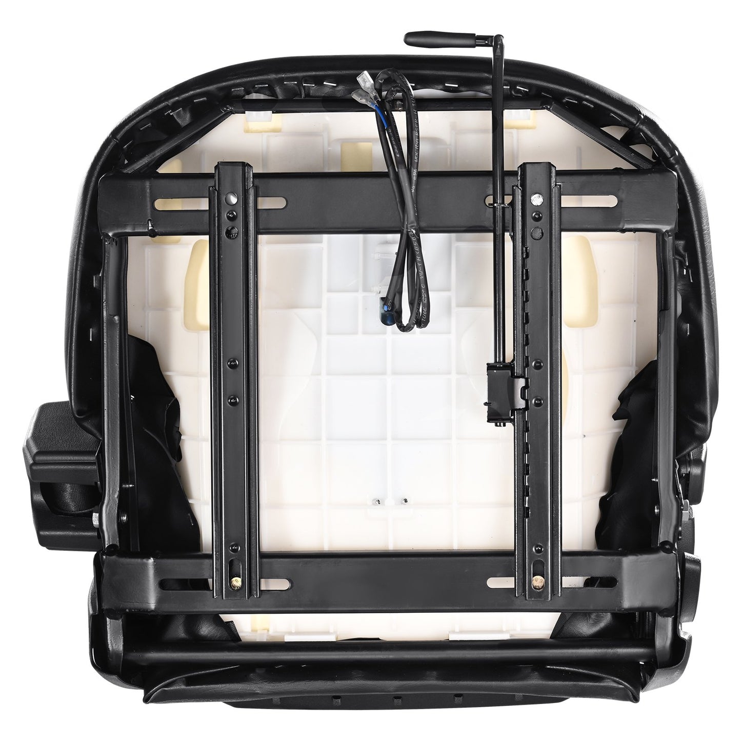 Universal forklift seat, tractor seat with adjustable back angle, micro switch and seat belt, wrap-around forklift seat for tractor loader excavator